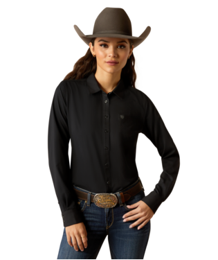 Ariat Ladies Kirby Pro Black Shirt-10052132