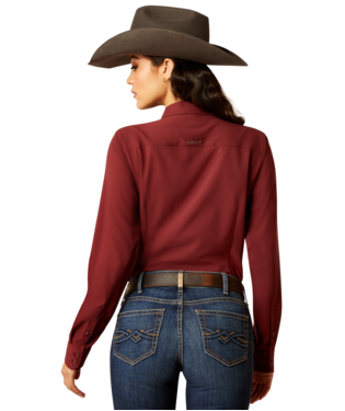 Ariat Ladies Kirby Pro Tawny Port Shirt-10052977