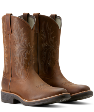 Ariat Mens Ridgeback Round Toe Distressed Tan Boot-10053576