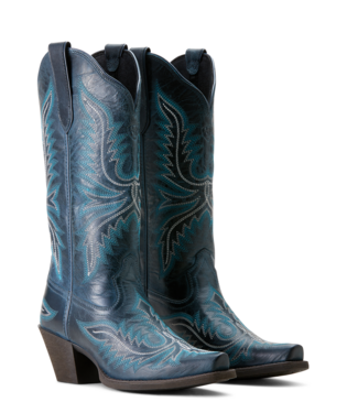 Ariat Ladies Fresh Denim Round Up Coolins Boots-10053787