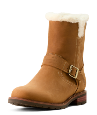 Ariat Ladies Savannah Sherpa Camel Tan Waterproof Boot-10053768