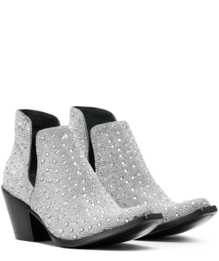 Ariat Ladies Silver Sparkle Dixon Glitz Bootie-10053725