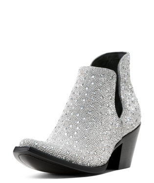 Ariat Ladies Silver Sparkle Dixon Glitz Bootie-10053725