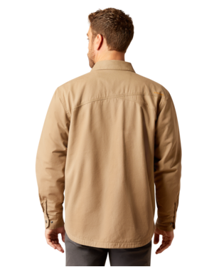 Ariat Mens Khaki Rebar Canvas Shirt Jacket-10052426