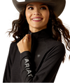 Ariat Ladies Laguna 2.0 1/4 Black Zip Pullover-10052116