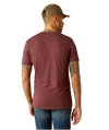 Ariat Men's Est Boot Co Maroon Heather TShirt-10052504