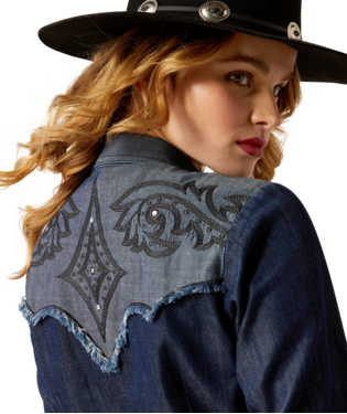 Ariat Second Blue Fiddle Shirt-10053977