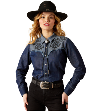 Ariat Second Blue Fiddle Shirt-10053977