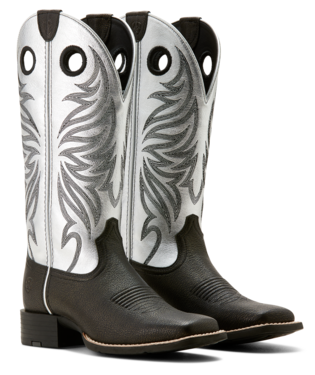 Ariat Ladies Dark Carbon Round Up Ryder Boot-10053729