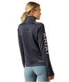 Ariat Ladies Tek Team 1/2 Zip Blue Heather Sweatshirt-10052806