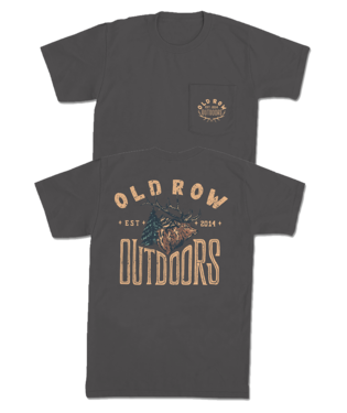 Old Row Outdoors Elk Pocket Tee - Grey - WROW3310