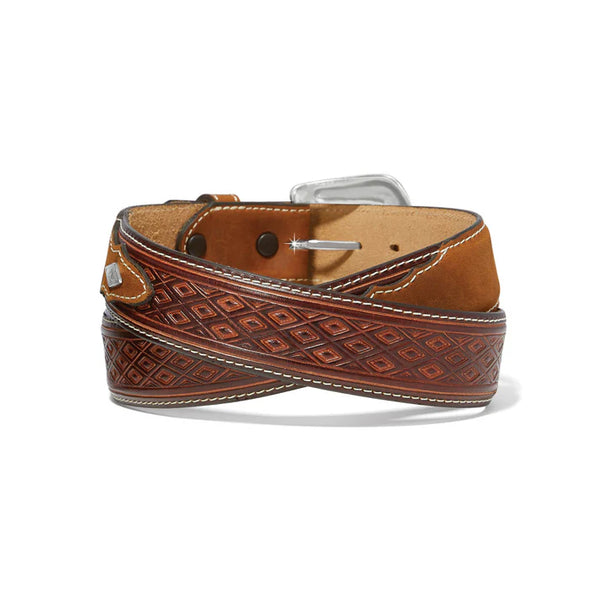 Justin Diamond Ridge Belt Brown - C14185