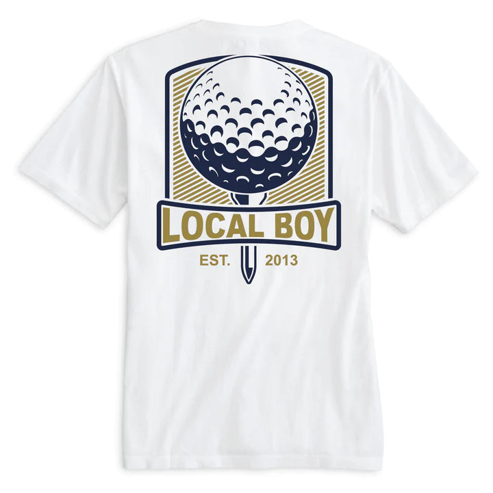 Local Boy Outfitters Golf Tee T-Shirt L1000276-WHT