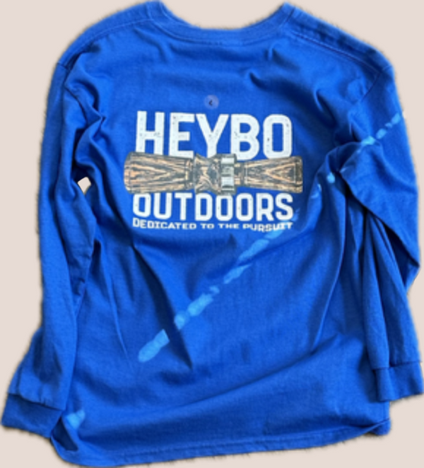 HEYBO Youth Wooden Duck Call Long Sleeve Shirt HEY2151Y