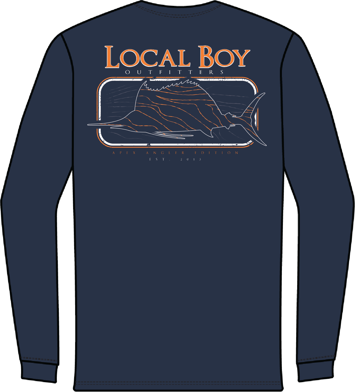 Local Boy Outfitters Bill of Sail Long Sleeve Shirt-L1100141