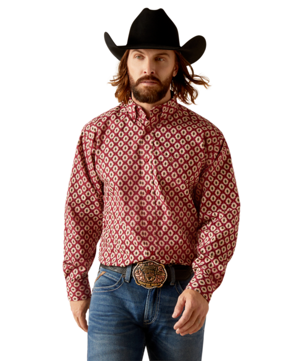 Ariat Men's Nevil Long Sleeve Shirt Tibetan 10047383