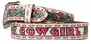 Angel Ranch Cowgirl Floral Embossed Belt - D140008730