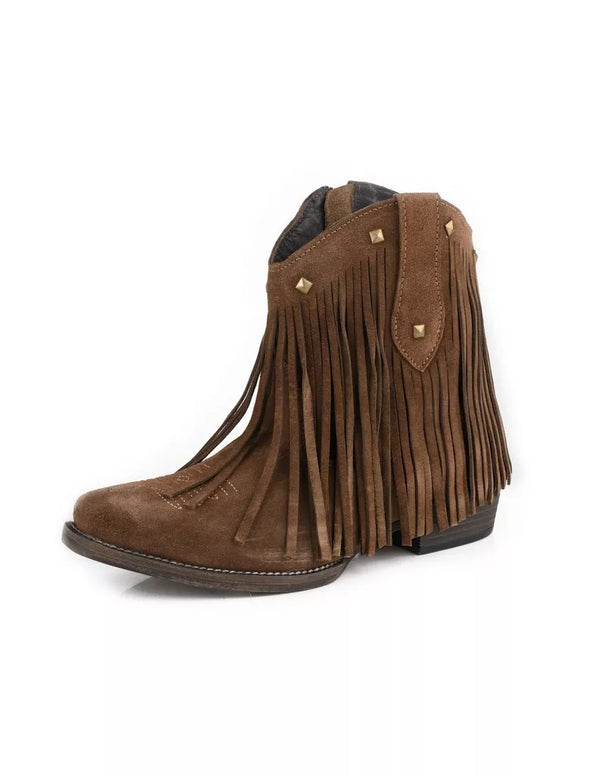 Roper Western Boots Womens Dusty Fringe Brown 09-021-0191-3514