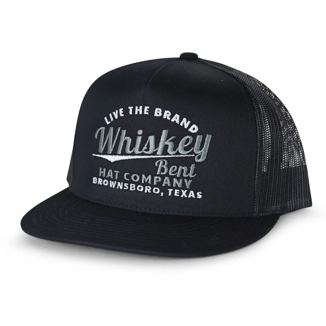 Whiskey Bent Hat Co. The Cali - Black - CALI-BLK