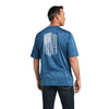 Ariat Men's Charger Vertical Flag Tee Skyfall  10039551