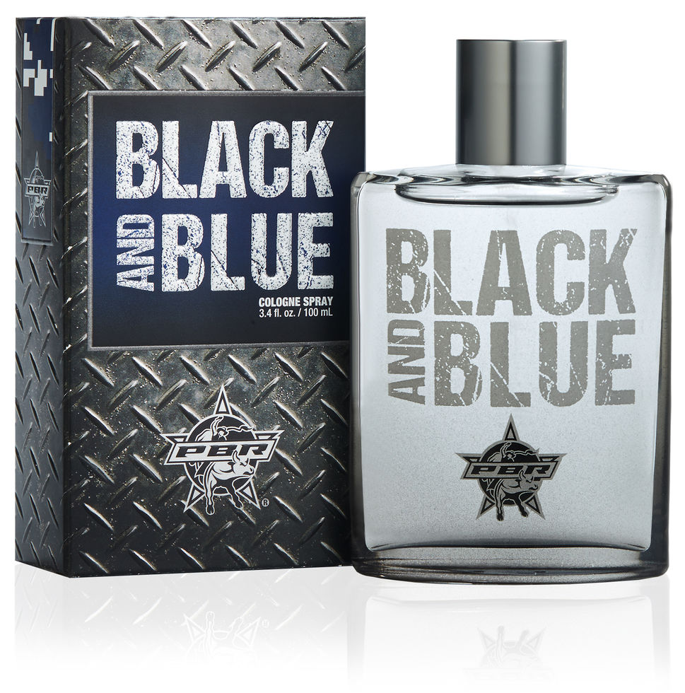 Tru Fragrance Mens PBR Black and Blue Cologne