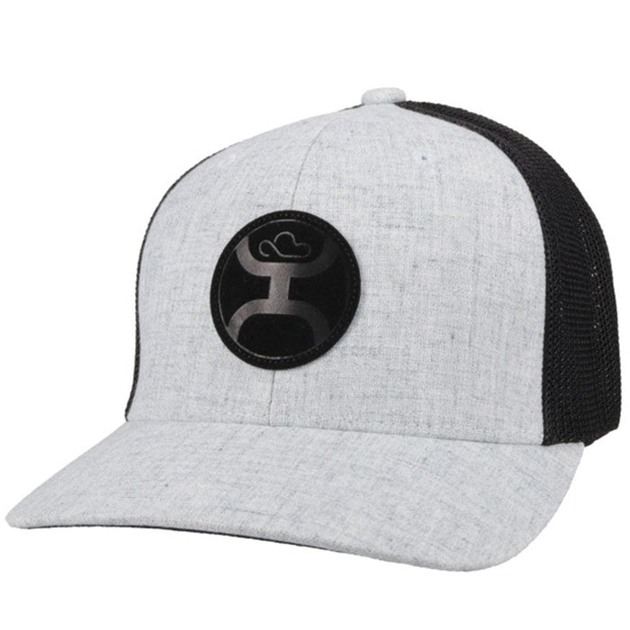 Hooey Cayman Grey/Black Small/Medium Ball Cap 2104BLBK-01