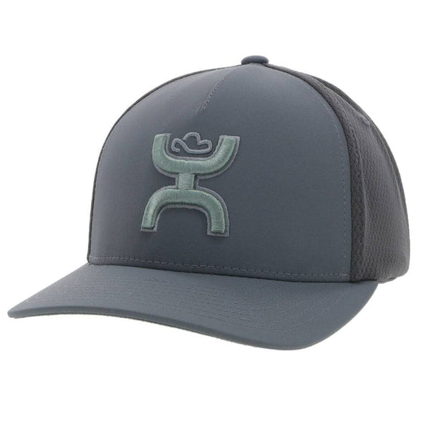 Hooey "Coach" Grey Flexfit Small/Medium Cap 2212GY-01