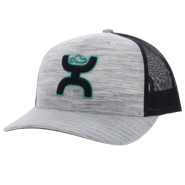 Hooey "Sterling" Grey/Black Snapback Ball Cap 2217T-GYBK