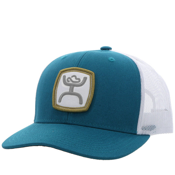 Hooey "Zenith" Teal/White Cap 2324T-TLWH