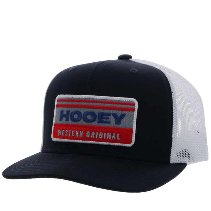 HOOEY Men's Horizon Adjustable Snapback Mesh Trucker Back Hat 2335T-NVWH