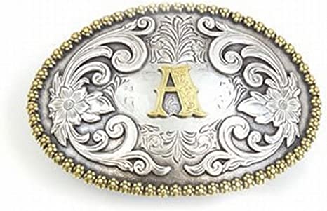 NOCONA OVAL INITIAL BUCKLE A - ACC BUCKLE - 37072-A