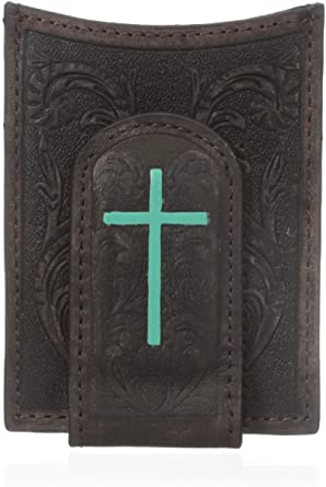 Ariat Men's Painted Cross W/ Tool Money Clip Wallet A3527202