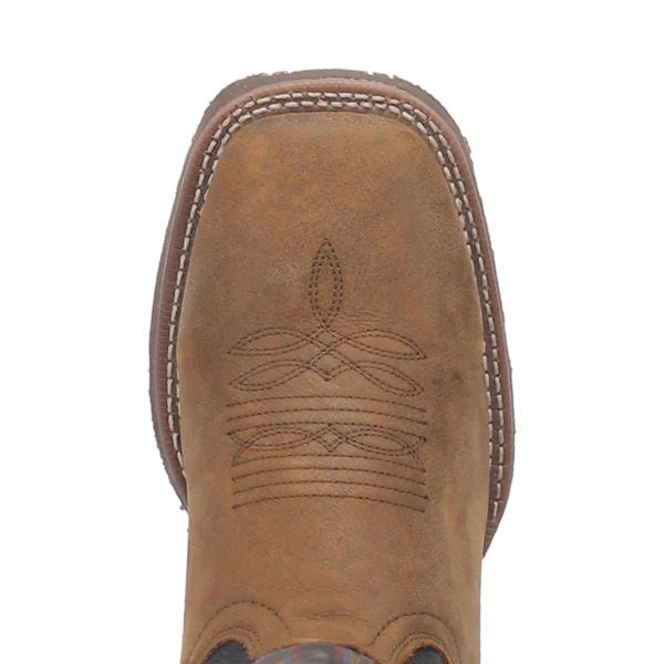 Laredo Men's Tan Isaac Square Toe Western Boots 7963