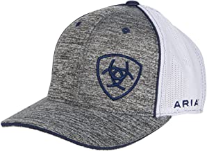 ARIAT Embroidered Shield Flexfit Cap Heather/Navy 1504903