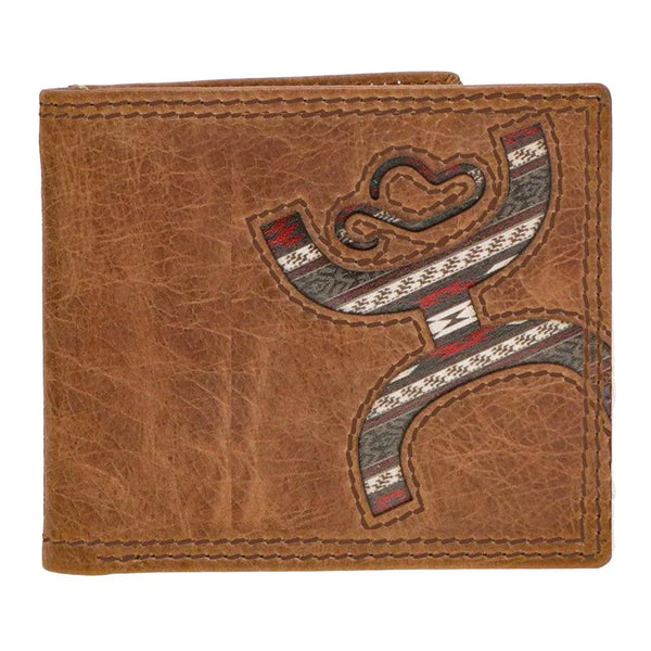 Hooey "Original" Bifold Wallet Brown with Nomad Print HBF014-BRR