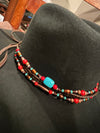 Cowboy Collectibles Beaded Horsehair Hatband-HB20