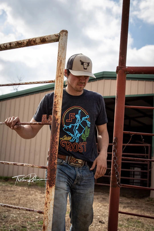 Men's Lane Frost Neon Cowboy Tee