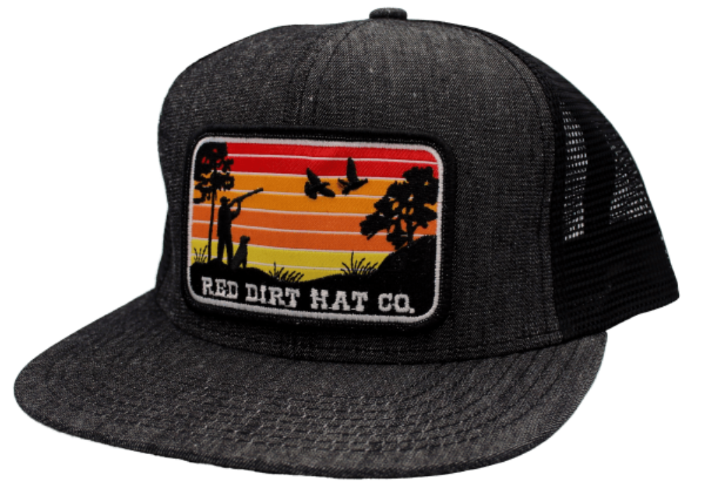 Red Dirt “Flight Cancelled” – Black Denim / Black Hat RDHC151