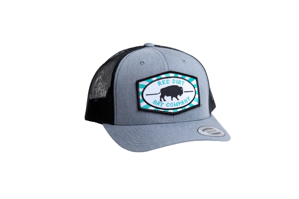 Red Dirt Turquoise Buffalo Patch Cap - RDHC28A