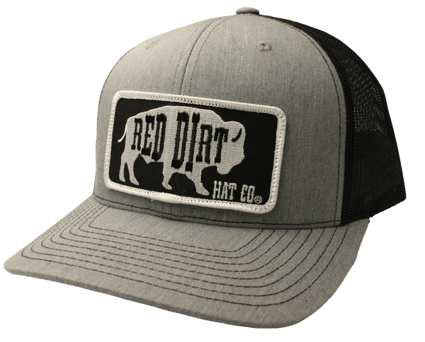 Red Dirt Hat Black Original Buffalo Ball Cap RDHC62