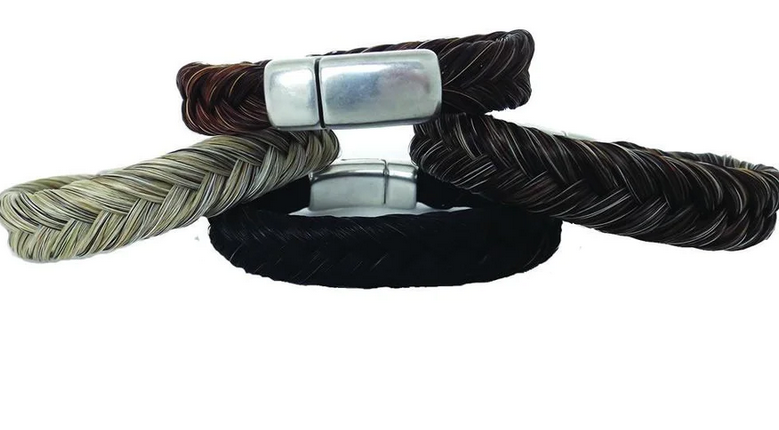 Cowboy Collectibles Magnetic Clasp Solid Tone Bracelet-BST1
