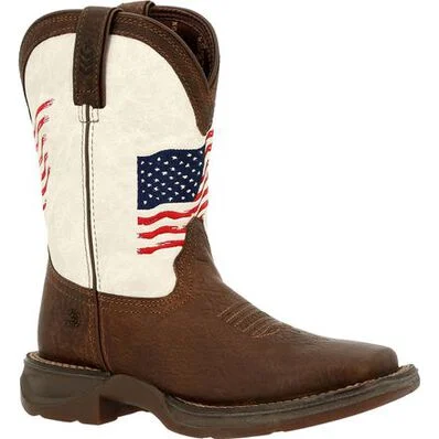 Durango Kids Distressed Flag Western Boots DBT0234C  DBT0234Y