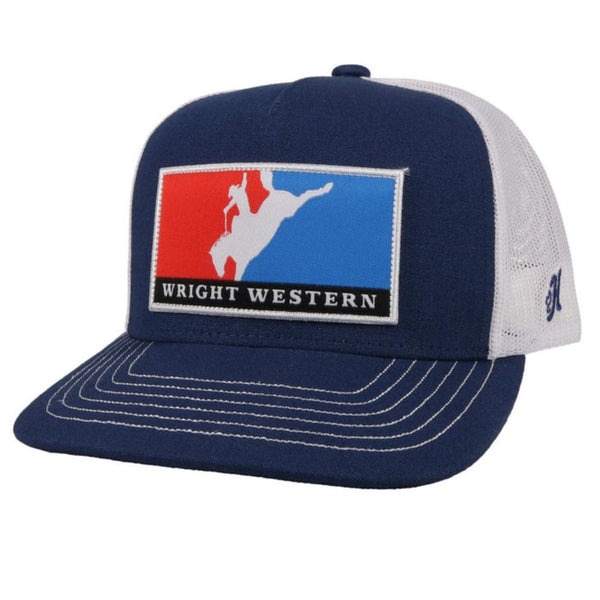 Hooey Wright Brothers Navy/White Ball Cap WB003