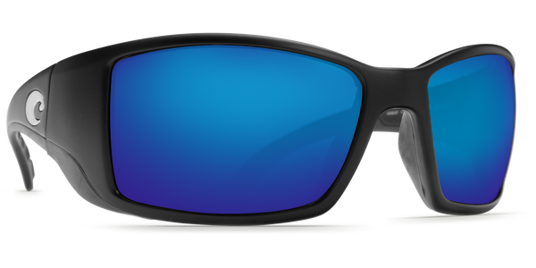 Costa Blackfin Matte Black W/ Blue Mirror Lenses 06S9014