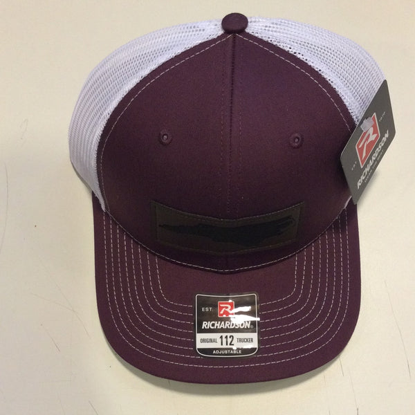 Richardson 112 Adjustable Snapback Maroon/White