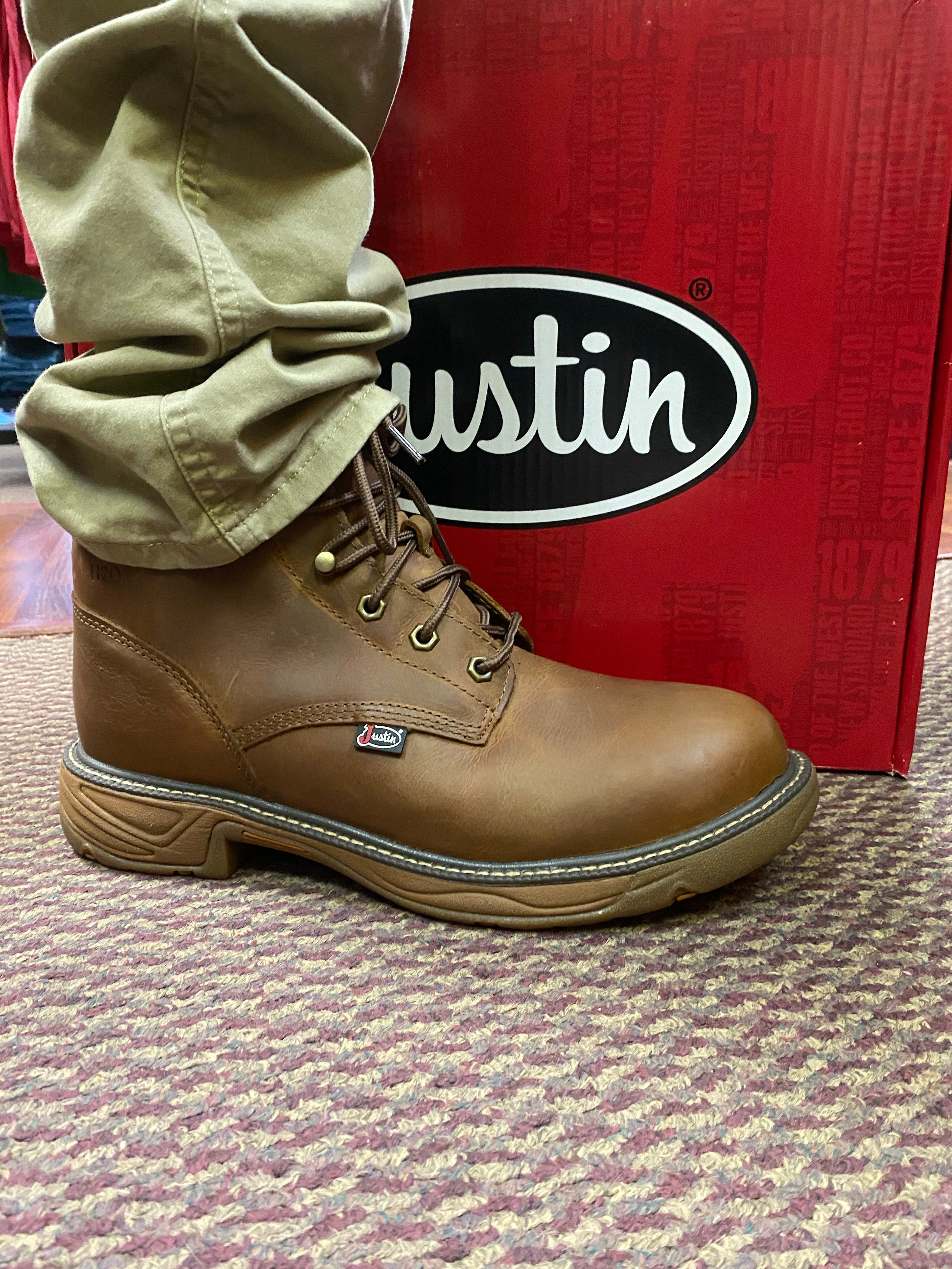 Justin Men's Barley Brown 6