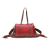 Myra Candy Frills Leather & Hairon Bag S-5645