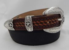 Justin Mens Lonestar Rancher Belt C13573