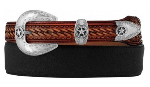 Justin Mens Lonestar Rancher Belt C13573